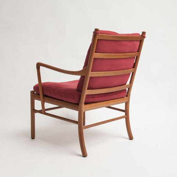 The Colonial Chair, Red Fabric